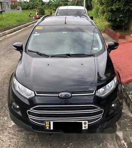 Black Ford Ecosport 2016 Automatic Gasoline for sale