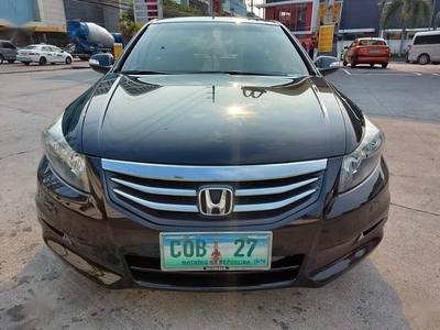 Black Honda Accord 2012 for sale in Manila