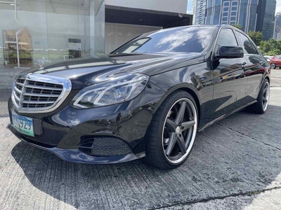 Black Mercedes-Benz E-Class 2014 for sale in Automatic