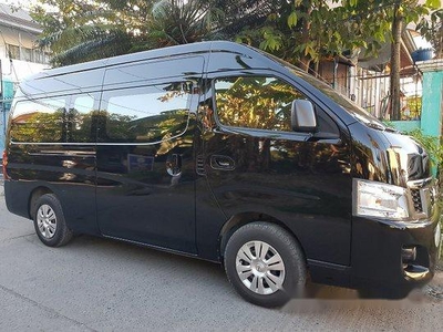 Black Nissan Nv350 Urvan 2018 for sale in Caloocan