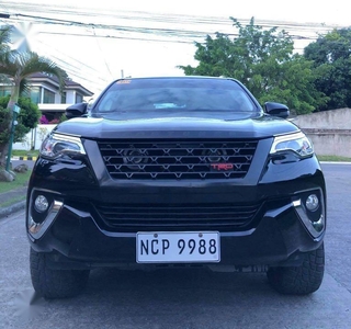 Black Toyota Fortuner 2019 for sale in Davao City