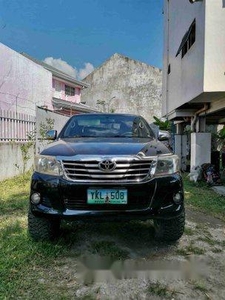 Black Toyota Hilux 2012 for sale in Manual