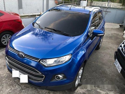 Blue Ford Ecosport 2017 for sale in Silang