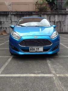 Blue Ford Fiesta 2014 for sale in Quezon City