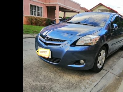 Blue Toyota Vios 2008 Sedan at Automatic for sale in Mandaluyong