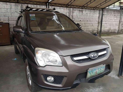 Brown Kia Sportage 2009 for sale in Cainta
