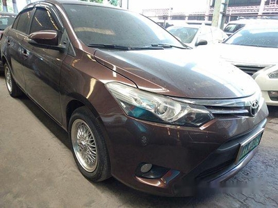 Brown Toyota Vios 2014 for sale in Quezon City