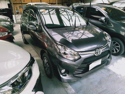 Grey Toyota Wigo 2018 for sale in Makati