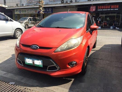 Orange Ford Fiesta 2013 for sale in Manila
