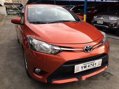 Orange Toyota Vios 2016 at 31000 km for sale