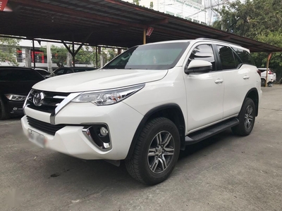 Pearl White Toyota Fortuner 2020 for sale in Automatic