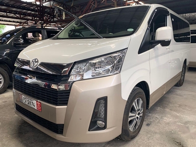 Pearlwhite Toyota Hiace 2019 for sale in Quezon City