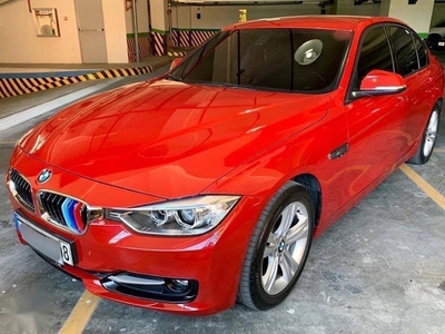 Red Bmw 320D 2014 for sale in Manila