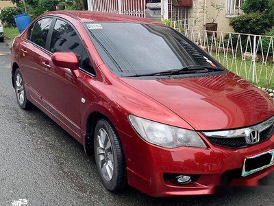 Red Honda Civic 2010 for sale in Quezon City