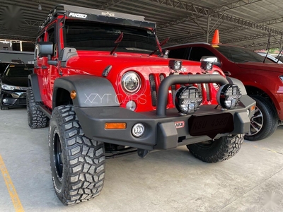 Red Jeep Wrangler 2017 for sale in Automatic