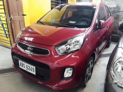Red Kia Picanto 2015 for sale in Antipolo