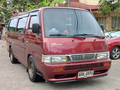 Red Nissan Urvan 2015 Van at 48000 for sale in Manila