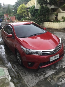 Red Toyota Corolla Altis 2014 for sale in Manila
