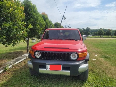 Red Toyota Fj Cruiser 2015 for sale in Makilala
