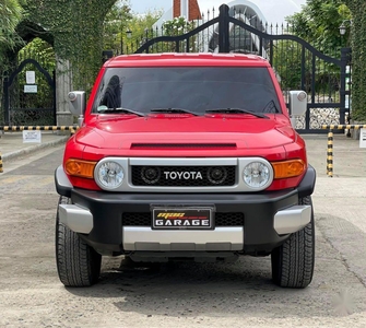 Red Toyota Fj Cruiser 2017 for sale in Quezon City