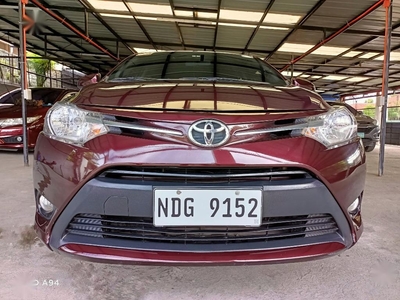 Red Toyota Vios 2017 for sale in Las Pinas