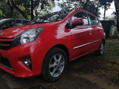 Red Toyota Wigo 2017 for sale in Quezon