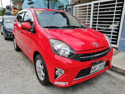 Red Toyota Wigo for sale in Manila