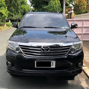 Sell Black 2012 Toyota Fortuner at 40000 km