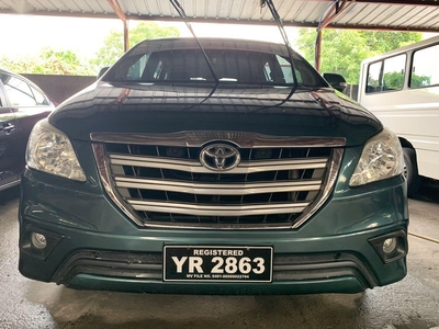 Sell Green 2015 Toyota Innova in Quezon City