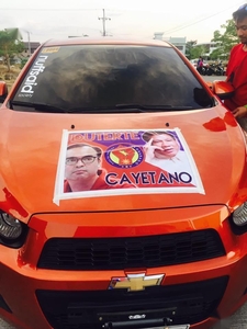 Sell Orange 2015 Chevrolet Sonic in Manila