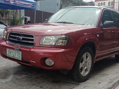 Sell Red 2004 Subaru Forester in Quezon City