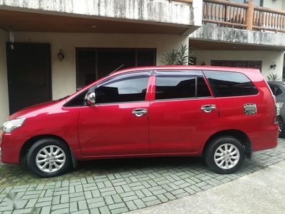 Sell Red 2015 Toyota Innova in Quezon City