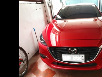 Sell Red 2017 Mazda 3 Hatchback at 13000 in Manila
