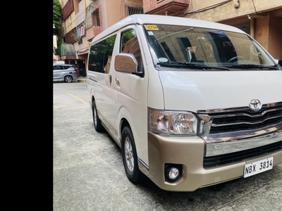 Sell White 2016 Toyota Hiace in Quezon City