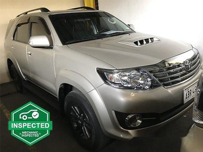 Selling Beige Toyota Fortuner 2015 Automatic Diesel
