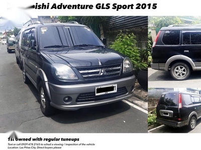 Selling Black Mitsubishi Adventure 2015 in Caloocan