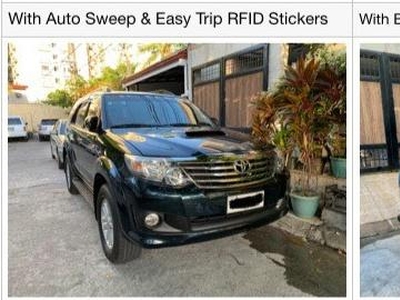 Selling Black Toyota Fortuner 2016 in Caloocan