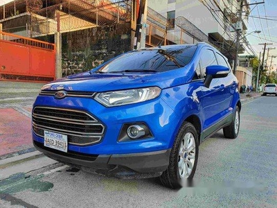 Selling Blue Ford Ecosport 2016 Automatic Gasoline