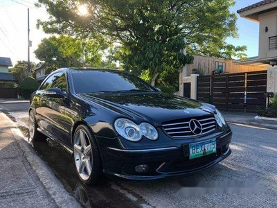 Selling Blue Mercedes-Benz CLK55 AMG 2004 at 47000 km