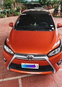 Selling Orange Toyota Yaris 2016 in Quezon City
