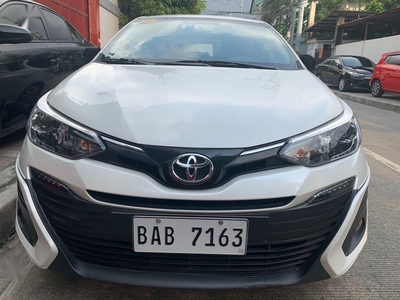 Selling Pearl White Toyota Vios 2019 in Quezon City