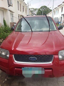 Selling Red Ford Escape 2006 Automatic Gasoline