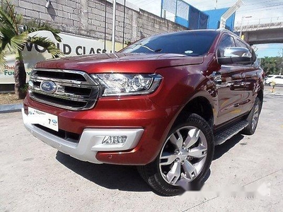 Selling Red Ford Everest 2018 in Quezon City