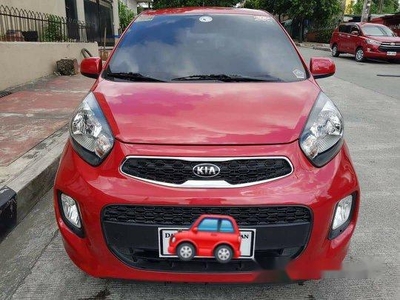 Selling Red Kia Picanto 2016 at 19000 km