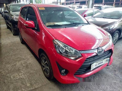 Selling Red Toyota Wigo 2019 at 4000 km