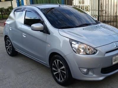 Selling Silver Mitsubishi Mirage 2014 in Quezon City
