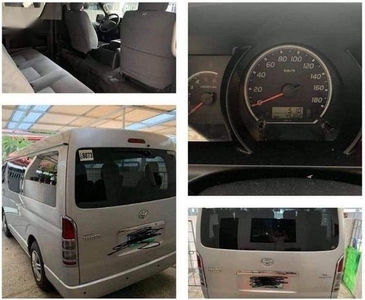 Selling Silver Toyota Hiace Super Grandia 2013 in Pasay