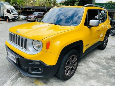Selling Yellow Jeep Renegade 2017 in Manila