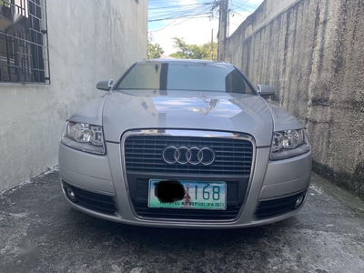 Silver Audi A6 2009 for sale in Quezon