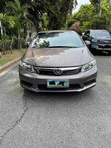 Silver Honda Civic 2013 for sale in Quezon